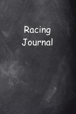 Cover of Racing Journal Chalkboard Design