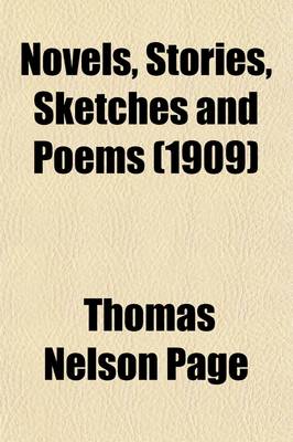 Book cover for Novels, Stories, Sketches and Poems (Volume 13)