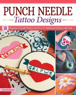 Book cover for Punch Needle Tattoo Designs