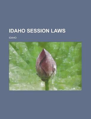 Book cover for Idaho Session Laws