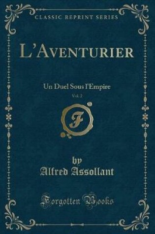 Cover of L'Aventurier, Vol. 2