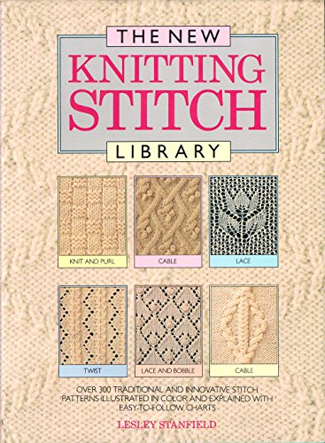Book cover for The New Knitting Stitch Library