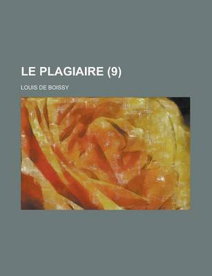 Book cover for Le Plagiaire (9 )