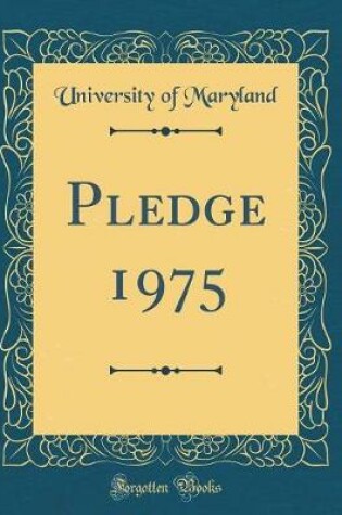 Cover of Pledge 1975 (Classic Reprint)