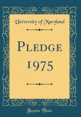 Book cover for Pledge 1975 (Classic Reprint)