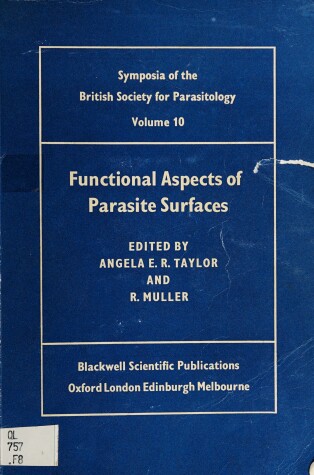 Book cover for Functional Aspects of Parasite Surfaces