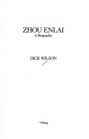 Book cover for Zhou Enlai