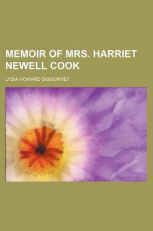 Cover of Memoir of Mrs. Harriet Newell Cook