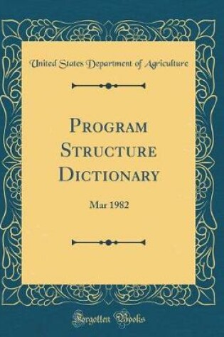 Cover of Program Structure Dictionary