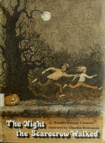 Book cover for The Night the Scarecrow Walked