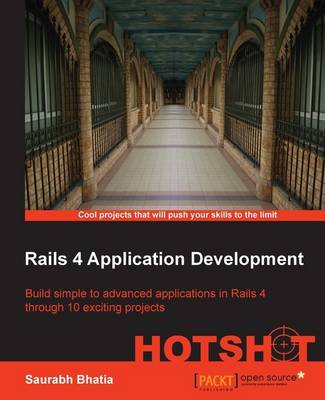 Book cover for Rails 4 Application Development HOTSHOT