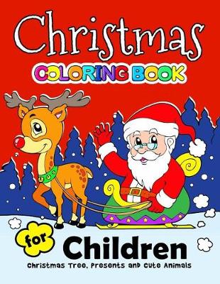 Book cover for Christmas Coloring Book for Children