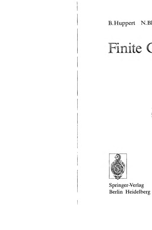 Cover of Finite Groups III