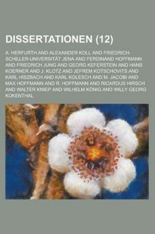 Cover of Dissertationen (12)