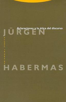 Book cover for Aclaraciones a la Etica del Discurso