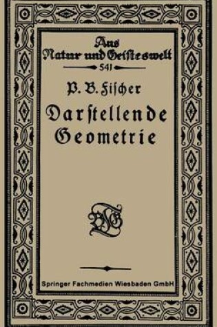 Cover of Einfuhrung in Die Darstellende Geometrie