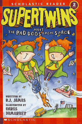 Book cover for The Supertwins Meet the Bad Dogs from Space