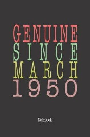 Cover of Genuine Since March 1950