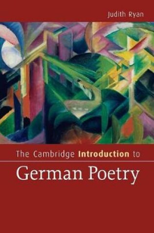 Cover of The Cambridge Introduction to German Poetry