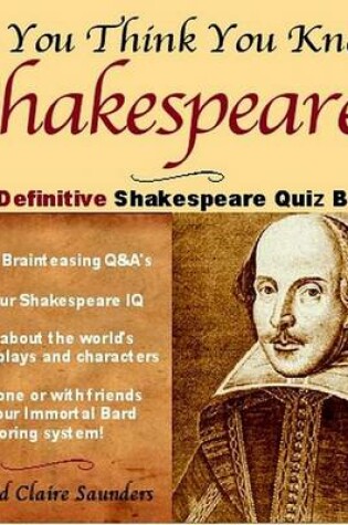 Cover of So You Think You Know Shakespeare?