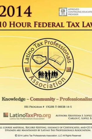 Cover of 2014 10 Hour Federal Tax Law