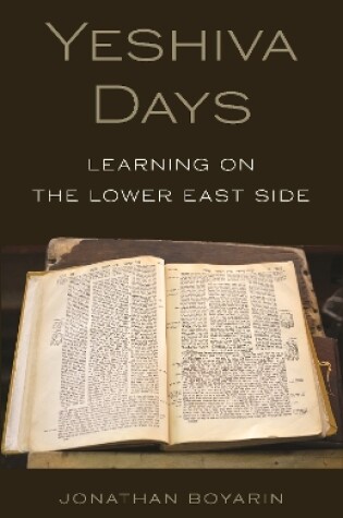 Cover of Yeshiva Days