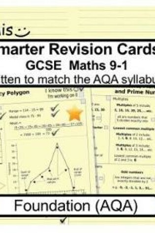 Cover of Smarter Revision Cards Book - GCSE Maths 9-1 Foundation (AQA)