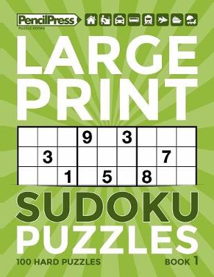 Book cover for Large Print Sudoku Puzzles Book 1