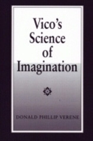 Cover of Vico's Science of Imagination