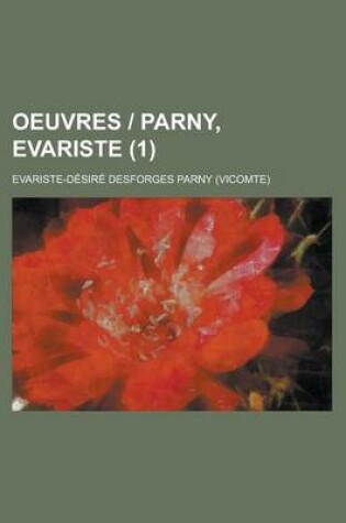 Cover of Oeuvres - Parny, Evariste (1)