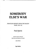 Book cover for Somebody Else's War