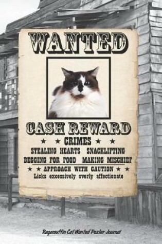 Cover of Ragamuffin Cat Wanted Poster Journal