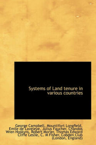 Cover of Systems of Land Tenure in Various Countries