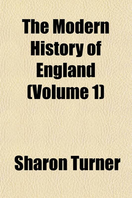 Book cover for The Modern History of England (Volume 1)