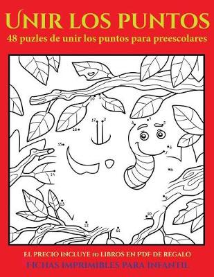 Book cover for Fichas imprimibles para infantil (48 puzles de unir los puntos para preescolares)