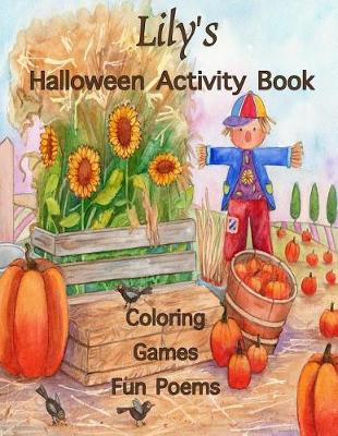 Book cover for Lily's Halloween Activity Book