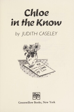 Cover of Chloe in the Know