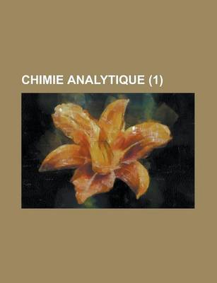 Book cover for Chimie Analytique (1 )