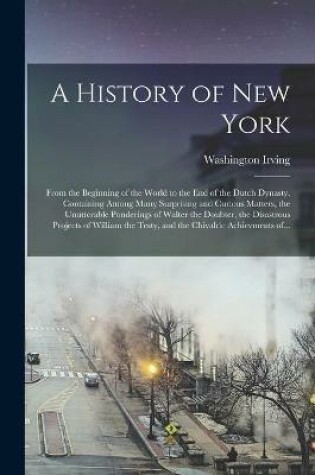 Cover of A History of New York [electronic Resource]
