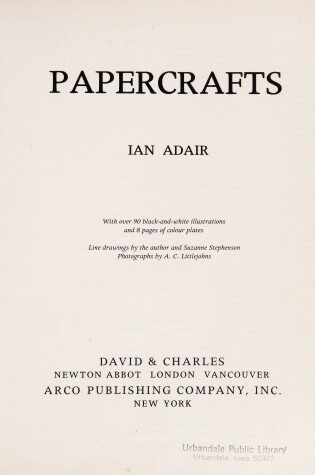 Cover of Papercrafts
