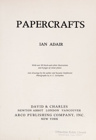 Book cover for Papercrafts