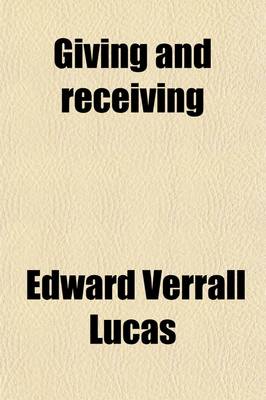 Book cover for Giving and Receiving; Essays and Fantasies