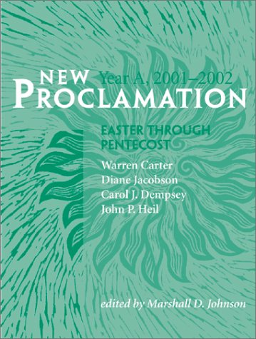 Book cover for New Proclamation Year A 2002