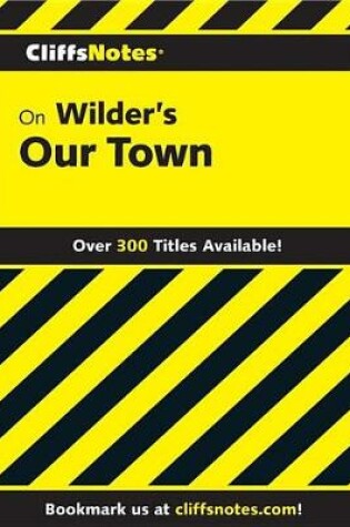 Cover of Cliffsnotes on Wilder's Our Town