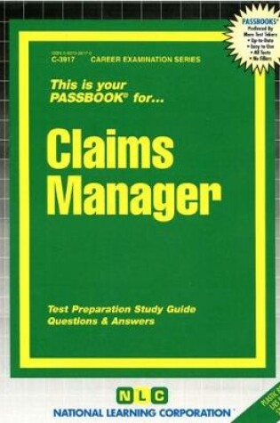 Cover of Claims Manager