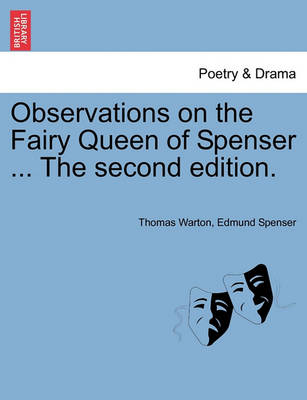 Book cover for Observations on the Fairy Queen of Spenser ... the Second Edition, Vol. I