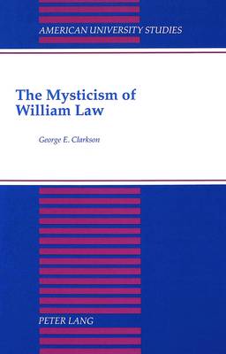 Book cover for The Mysticism of William Law