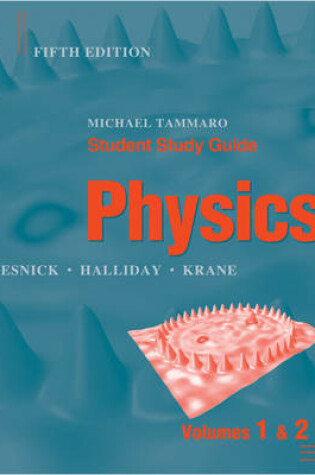 Cover of Student Study Guide to accompany Physics, 5e