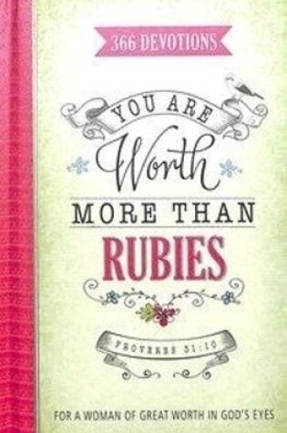 Cover of You are Worth More Than Rubies