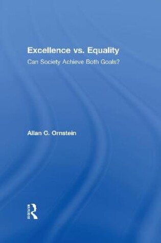Cover of Excellence vs. Equality